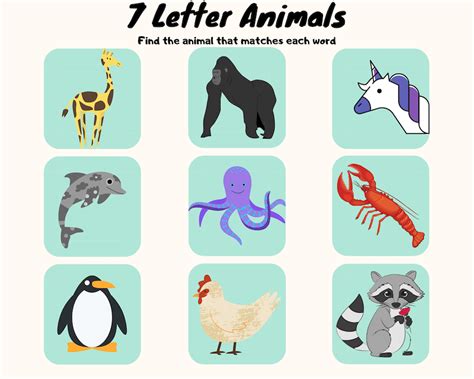 too hard to catch 7 letters animal